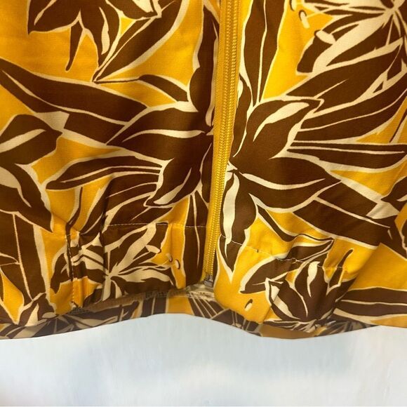 I.Madeline Yellow Floral Print Nursing Top, Breastfeeding Shirt, Size Large - Picture 5 of 8